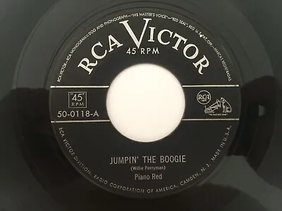 '50 R&B Blues 45 PIANO RED Jumpin The Boogie/Just Right Bounce RCA VICTOR Hear • $9.99