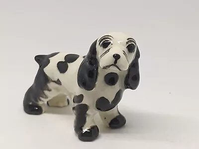 Vintage Bone China Dog Figurine Cocker Spaniel   Miniature • $8.50