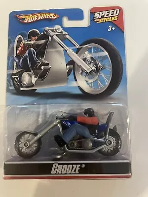 2008 Hot Wheels Speed Cycles  Crooze  Chopper Silver Motorcycle. • $14.99