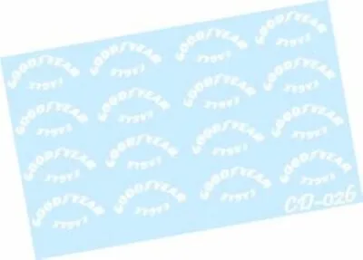 CD-CD_026-C Goodyear Eagle Tire Stickers White Only DECALS • $13.75