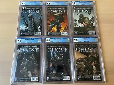 Modern Warfare 2: Ghost #1 2 3 4 5 6 (CGC 9.6-9.8 SET) Call Of Duty UNREAL SET🔥 • $2499.99