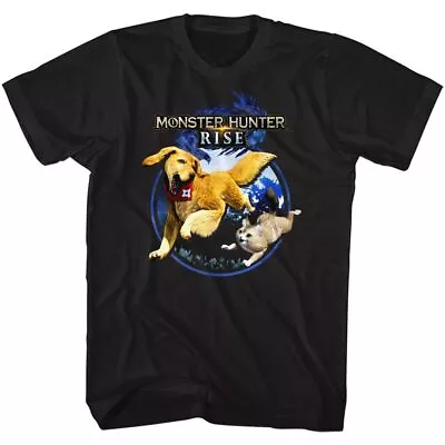 Monster Hunter Pair Of Pals Black Gaming Shirt • $23.50