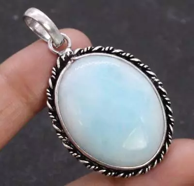 Joyful Hemimorphite 925 Silver Plated Pendant Of 1.8  Ethnic • $1.99