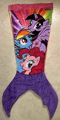 My Little Pony ✅ Blankie Tails ✅ Soft Cozy Blanket Sleeping Bag Style ✅ Mermaid • $13.49