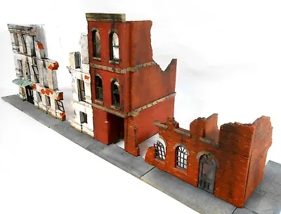 Dioramas Plus  Urban Building Ruins  1/35 Diorama Huge Kit Super Detailed WOW! • $119.95