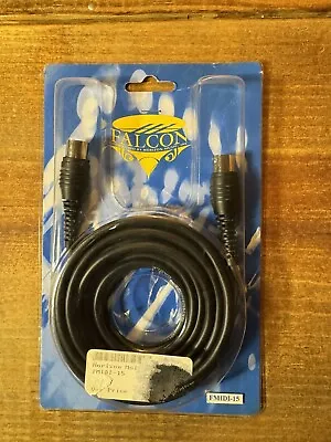 Falcon 15ft MIDI Cable. New. Black. • $6