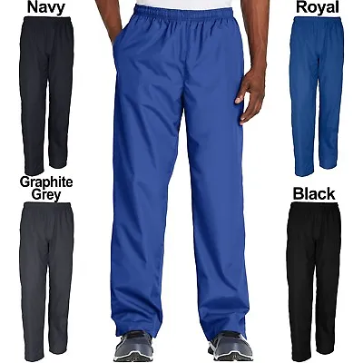 Mens Athletic Pants Water Wind Resistant Pockets Lightweight XS-XL 2XL 3XL 4XL • $27.50