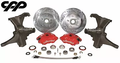 $770 • Buy 58-64 Chevy Impala Belair Wilwood D52 12  Disc Brake Conversion Drop Spindle Kit
