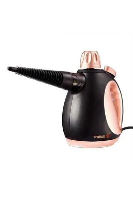 Tower T134000BLG Handheld Steam Cleaner Black And Rose Gold • £16.99