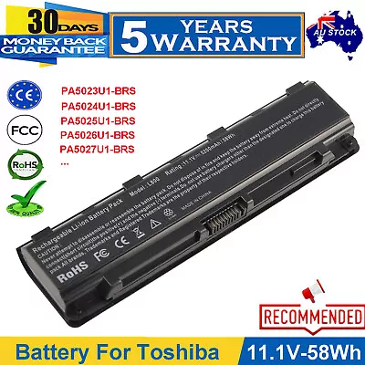For Toshiba Battery PA5023U-1BRS PA5024U-1BRS PA5025U-1BRS PA5026U-1BRS 58Wh • $31.99