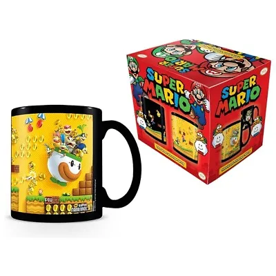 Super Mario Mug Boxed Gold Coin Rush Heat Change Mug Fast Uk Dispatch • £9.95