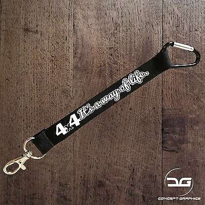 4X4 Its A Way Of Life Off Road Quote Funny Mini Lanyard Car Keyring Keychain • $9.93