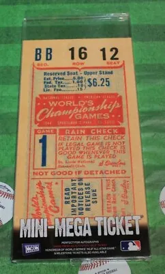 1944 World Series St. Louis Cardinals Mini Mega Ticket MLB Licensed • $16.99