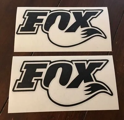 2-piece Set Fox Racing Mx Suspension Decal Sticker Motocross BMX Dirt Bike • $3.75