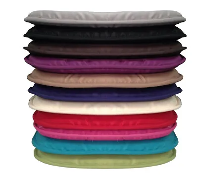 £17.99 • Buy 4 X Chair Seat Pads Cushions Tie On Dining Garden Room Kitchen Patio BBQ Cushion