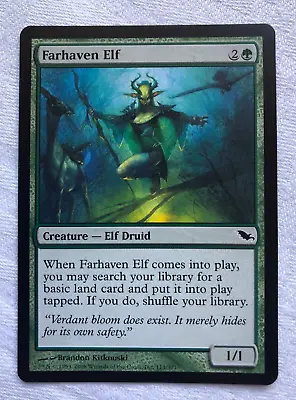 Farhaven Elf - Shadowmoor - MtG Magic The Gathering Single Card • £0.99