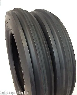 TWO New 5.50-16 Tri-Rib 3 Rib Front Tractor Tires • $179.95