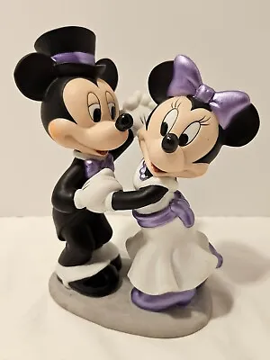 Walt Disney Collectible Mickey & Minnie Dancing Figurine  6 X 5  • $34.95