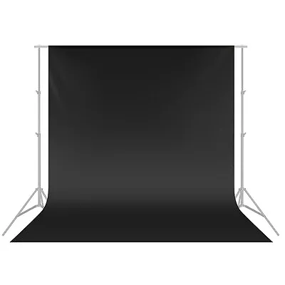 Neewer 10 X 12FT Blakc Photo Studi Muslin Collapsible Backdrop Background Screen • $34.64