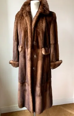 J. Mendel Full Length  Classic Mink Coat Lovely WHISKY Colour VTG • $7685