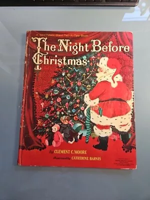 THE NIGHT BEFORE CHRISTMAS - CLEMENT C. MOORE - 1960 Catherine Barnes Vintage • $9.99