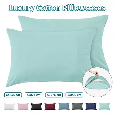 Warm Soft 2PCS Standard Pillow Cases Queen/King/Body/Europen Sizes Pillowcase • $15.90