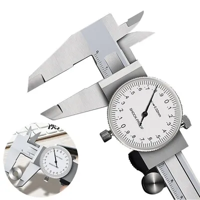 0-200mm Dial Caliper High Precision Metal Tester Vernier Caliper Shockproof   • $33.60