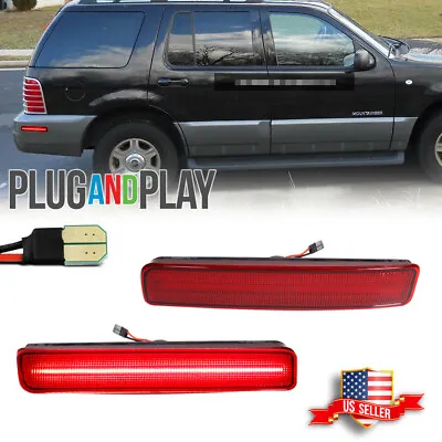 2x Rear Bumper Red LED Fender Side Markers Lights For 02-10 Mercury Mountaineer • $32.99