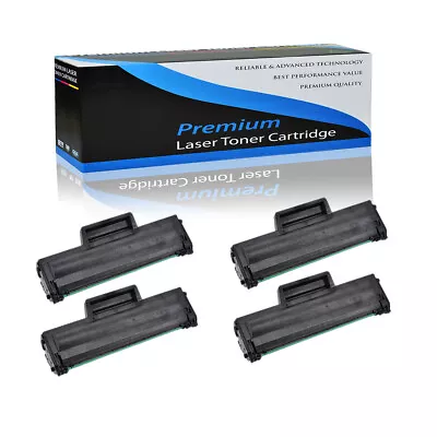 4PK MLT-D104S 104S Toner Cartridge For Samsung ML-1860 ML-1865 ML-1865W Printer • $58.91