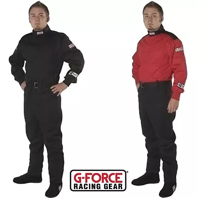 G-Force GF125 1-Piece Single-Layer Race Suit - All Sizes & Colors - SFI/3.2A/1 • $149.95