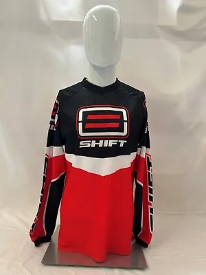 Vintage Shift Racing Black/Red/White Medium Long Sleeve Motocross Jersey Moto X • $140