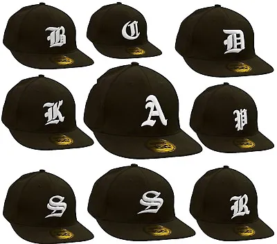 Men Women Casual Baseball Hat American Twill Cap Snap Back Gothic 3D Letter LA  • £8.99