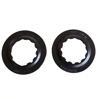 Shimano Centerlock Disc Brake Rotor Lock Ring Black MTB ROAD 2PCS MTB Fit Sram • $15.99