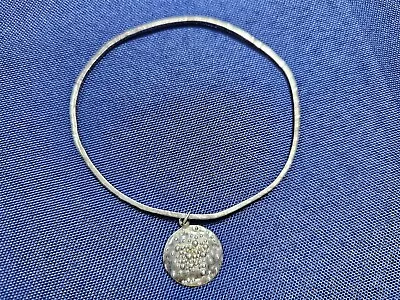Grandma Grabe's Beautiful Vintage 925 Sterling Silver Bangle Charm Bracelet • $0.75