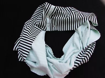 Lululemon Vinyasa Scarf  Scarf Rulu  Stripe Green Mint /Black Multifunctional • $14.99