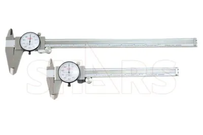 SHARS 6  & 12  Dial Caliper Combo .001  Double Shock Proof Stainless NEW R} • $71.50