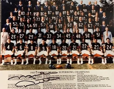Mike Ditka Autographed Signed 1985 Chicago Bears Super Bowl Xx 8x10 Hof 1988 • $79