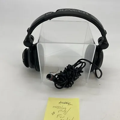 Pioneer Black Closed Type Stereo Wired Over The Ear Headphones For Parts -E24 • $44.91