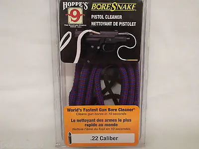 HOPPE'S Boresnake .22 Caliber Firearm Pistol Bore Cleaner 24000 • £19.25