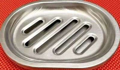 Stainless Steel Soap Tray And Strainer Dish High Quality Standard Grade A • $13.88