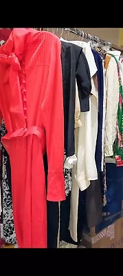 Vintage 34 Pc Womens Clothing Dress Resale Lot 70s 80s Ladies Hippie Maxi Retro • $125