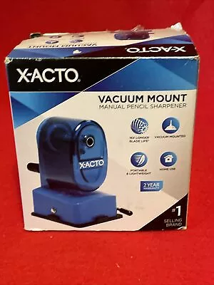 X-Acto Vacuum Mount MANUAL Pencil Sharpener #1 SELLING  BRAND  NEW IN BOX  !!!! • $5.95