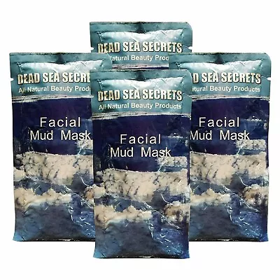 4 AUTHENTIC Dead Sea Mud Masks Facials From Israel Acne Stocking Stuffer • $11.87