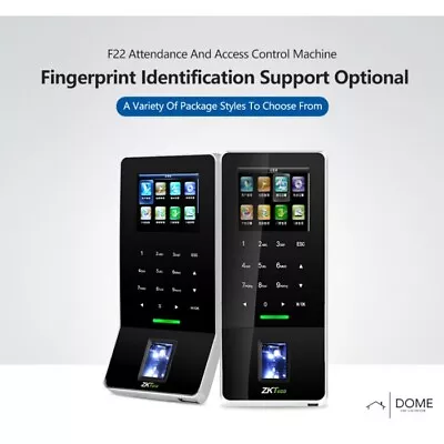 IDOME BioMetric Fingerprint Access Control Time Attendance Machine ID Card UK • £139.45