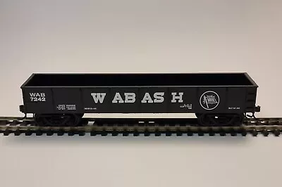 Bachmann 2Y HO Scale Train Car WABASH WAB 7242 GONDOLA VGC Model Trains 1:87 • $25