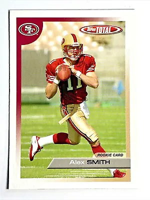 $1.50 • Buy ROOKIE CARD ALEX SMITH 49ers, Chiefs, Redskins 2005 Topps Total Card #487