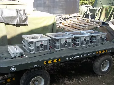 $1895 • Buy 4....military Surplus Mbu Burners +power Unit+cord Army Field  Kitchen Camp Army