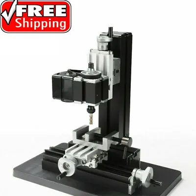 100~240V Metal Mini Milling Machine DIY Woodworking Tools Student Modelmaking • $289.36