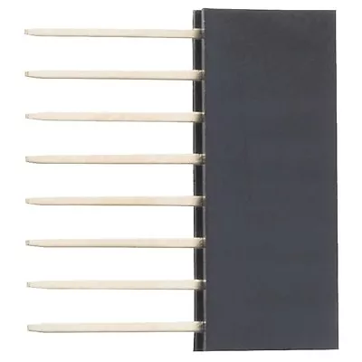£1.70 • Buy 2.54mm Pitch Single Row Long Pin Female Header 8 Way PCB Socket (Pack Of 2)