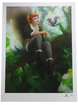 The Unbeatable Squirrel Girl Upper Deck Authenticated Giclee Print Marvel Comics • $59.99